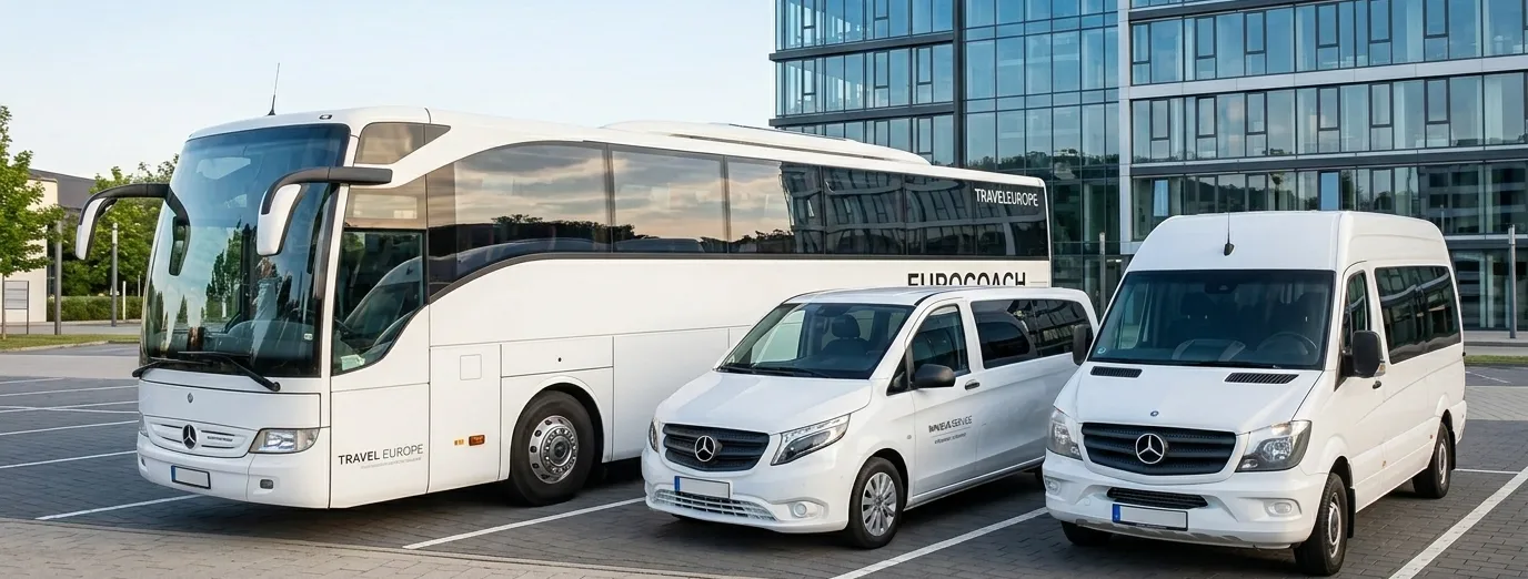Bus Booking fleet — coaches and minibuses